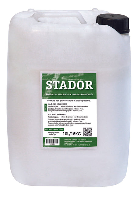 STADOR Peinture de traçage pour terrain sportif engazonné | Mise en situation