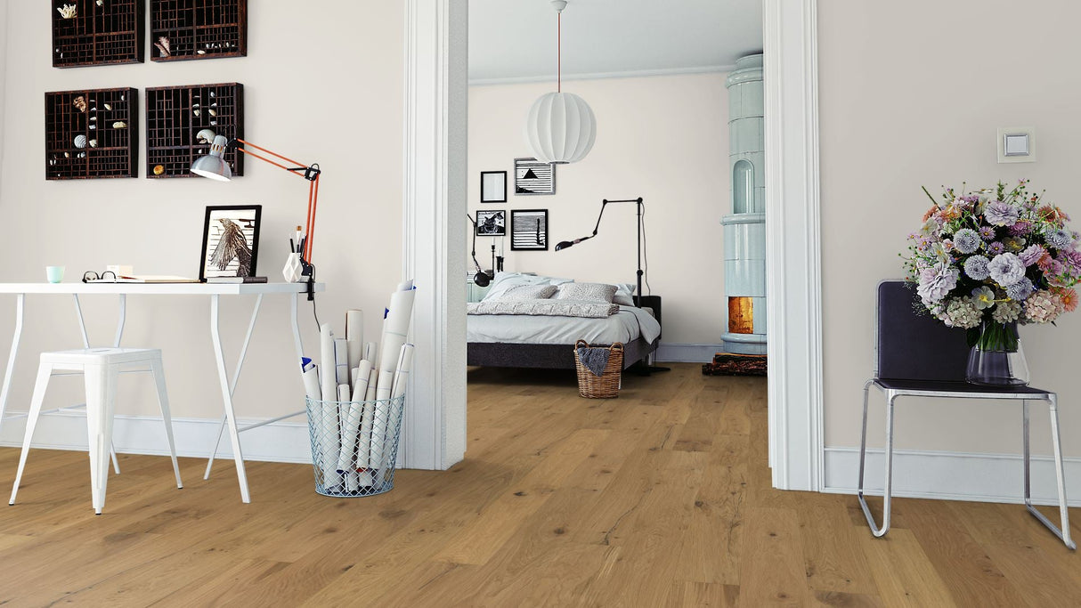 Lame parquet contrecollé rustique SOLBOIS TRADITION - Nuda | Mise en situation