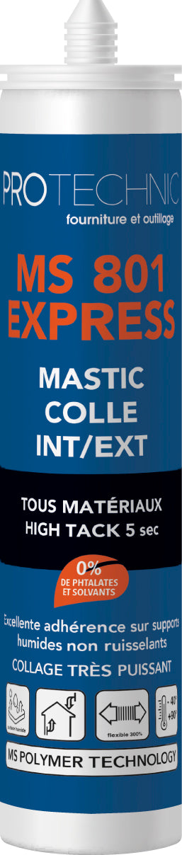 Mastic colle MS 801 très puissant high tack 5 sec. | Mise en situation